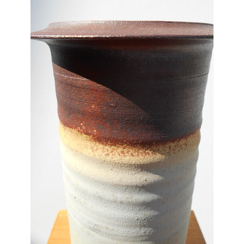 Jarrón de cerámica vintage de Valentini Nanni para Ceramica Arcore, 1960