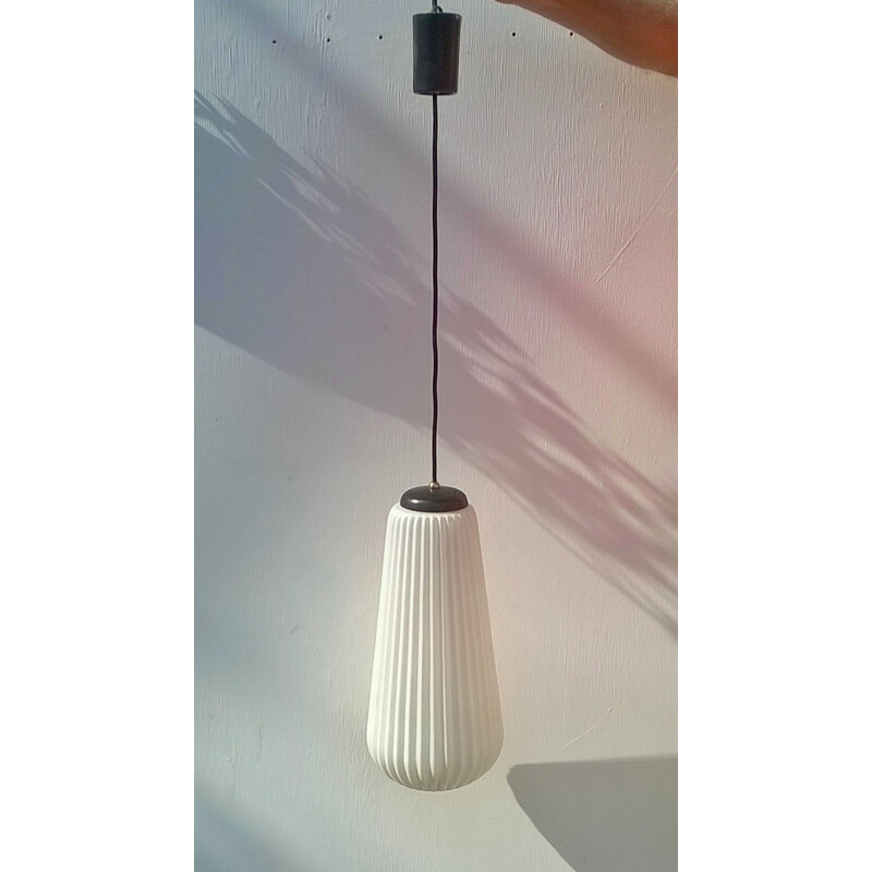 Candeeiro suspenso Opaline por Angelo Lelii - 1950