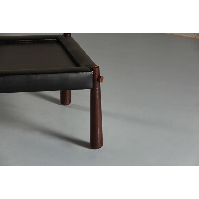 Vintage rosewood coffee table by Percival Lafer for Lafer Mp, Brazil 1970