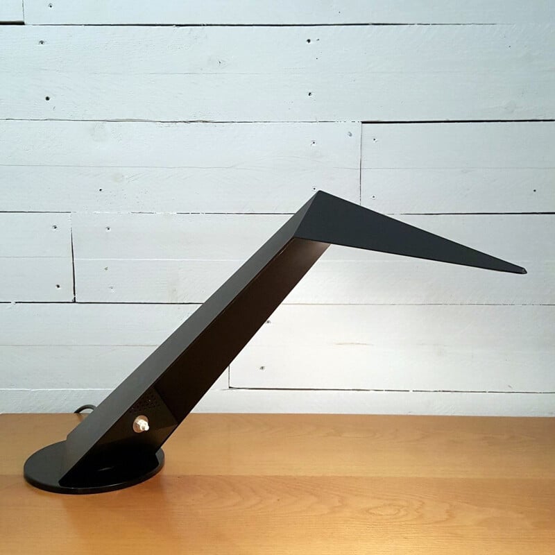 Lampe en aluminium de Yves Christin pour Antonangeli Illuminazione - 1970