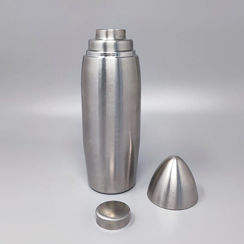 Vintage stainless steel “Bullet” cocktail shaker, Italy 1960