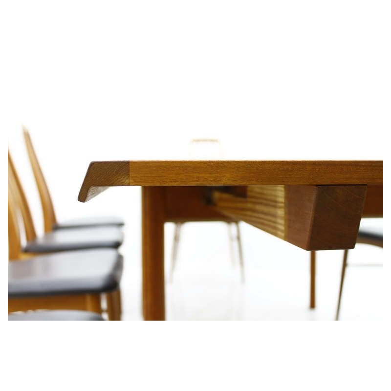 Teak Wood Extension Dining Table by France & Son, Denmark - 1960s