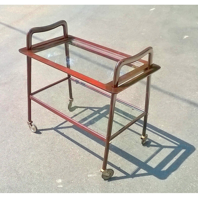 Carrello di servizio di Ico Parisi per De Baggis - 1950