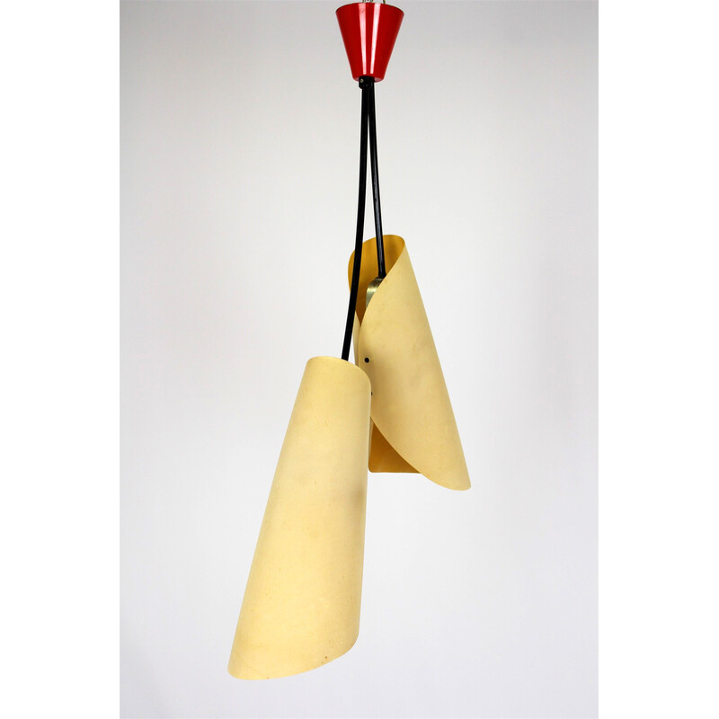 Vintage pendant lamp by Josef Hurka for Napako, 1960