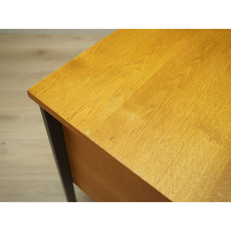 Vintage ash veneer desk for B8 Møbler, Denmark 1970