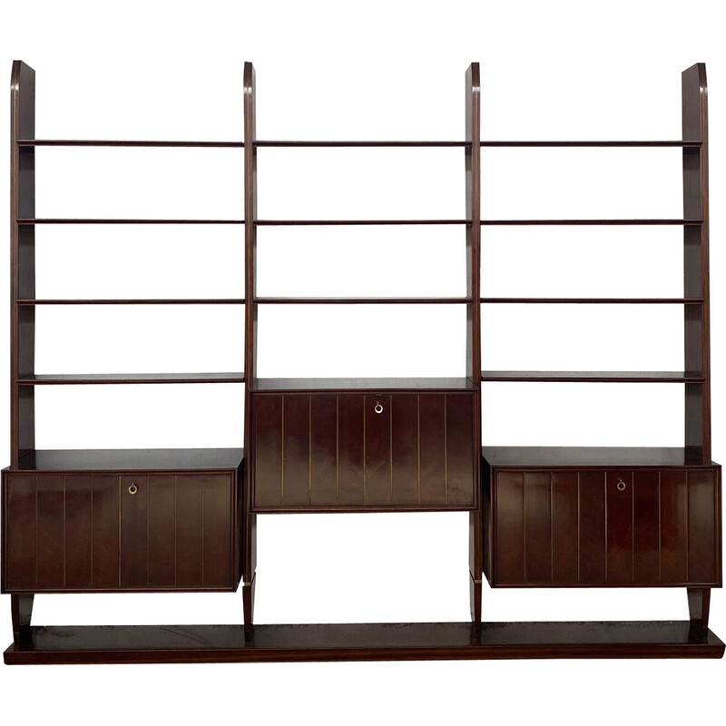 Vintage rosewood wall unit, 1940