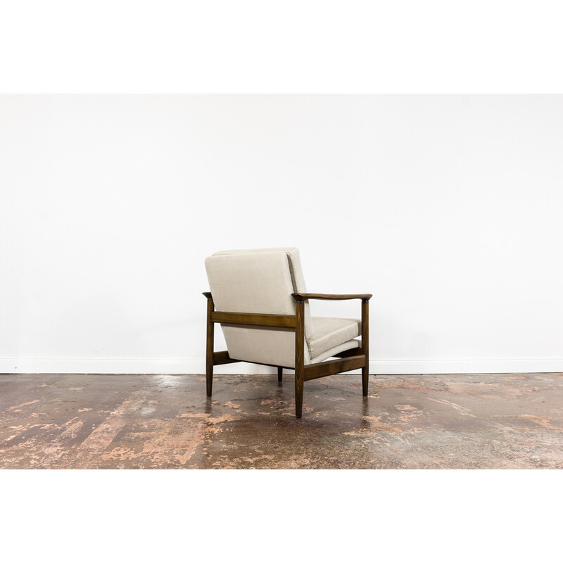 Vintage armchair Gfm-142 beige by Edmund Homa, 1960