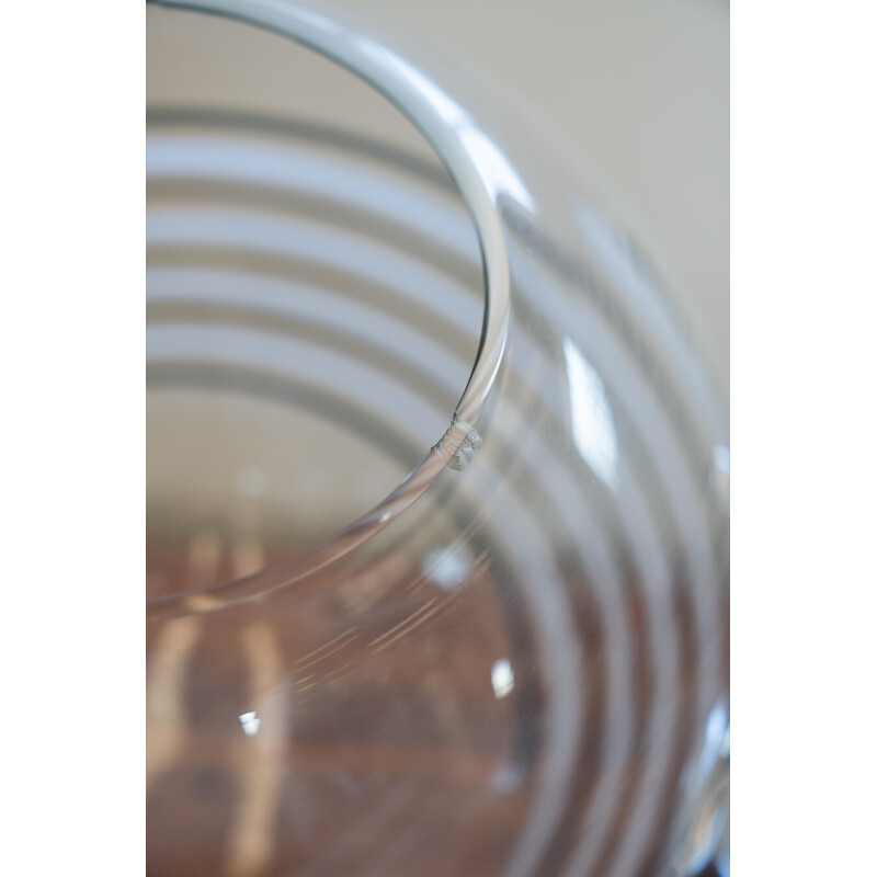 Lampe de table vintage en verre de Murano par Gino Vistosi, Italie 1970