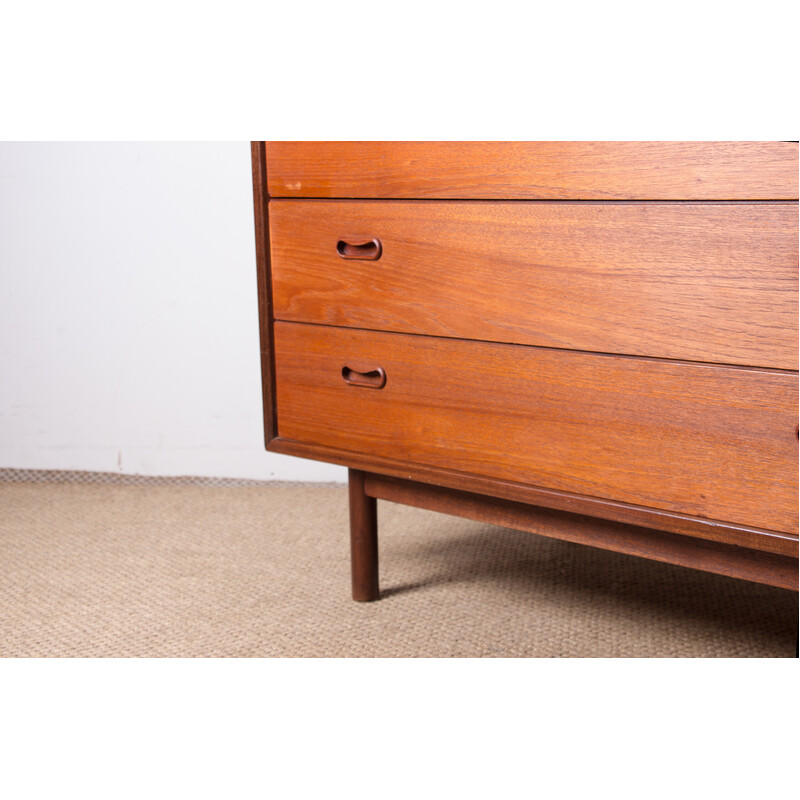 Vintage teak chest of drawers by Arne Vodder for Christian Linneberg, Denmark 1960