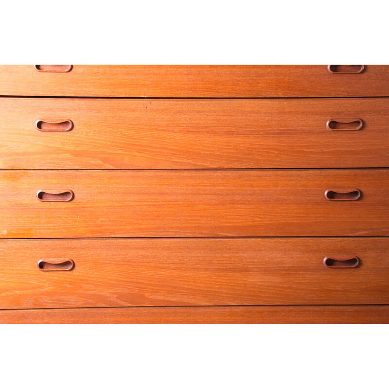 Vintage teak chest of drawers by Arne Vodder for Christian Linneberg, Denmark 1960