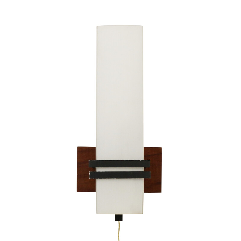 Modern cubistic wall light - 1960s