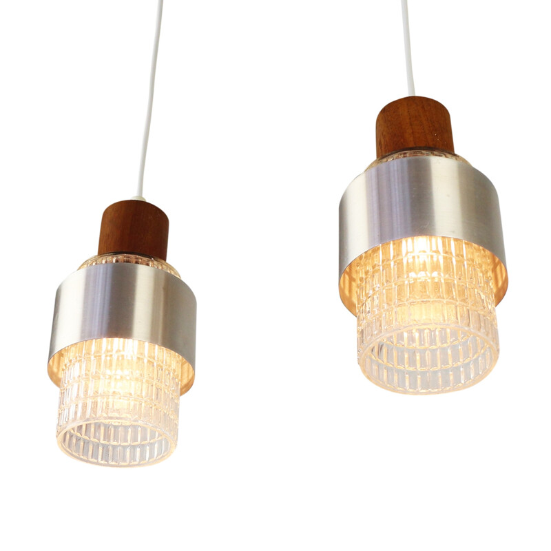 Pair of Danish design pendant lights - 1960s