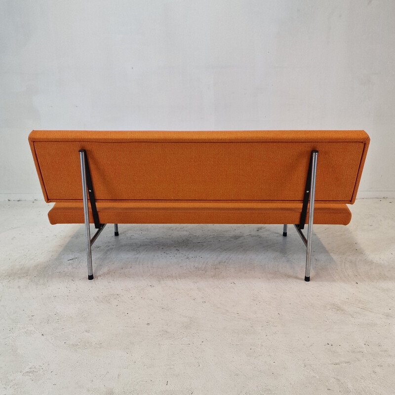 Vintage 2-seater metal sofa by André Robert Cordemeyer for Gispen, 1960