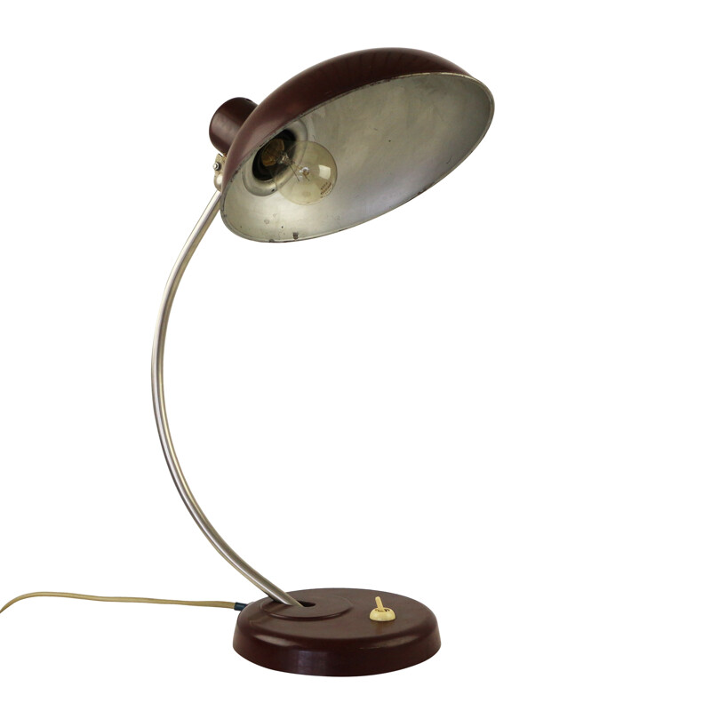 Lampe de bureau Bauhaus en bakélite de Helion Arnstadt - 1950