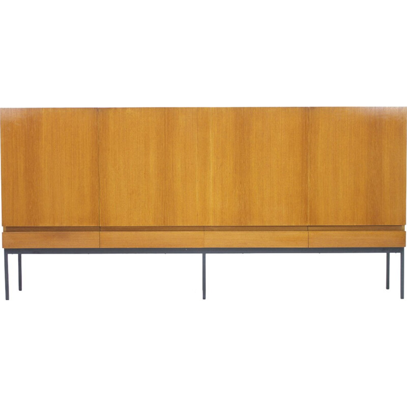 Teak wood sideboard by Dieter Waeckerlin for Behr, Germany - 1950s