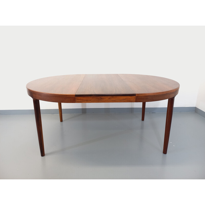 Table ronde vintage en palissandre par Harry Ostergaard pour Randers Møbelfabrik, 1960