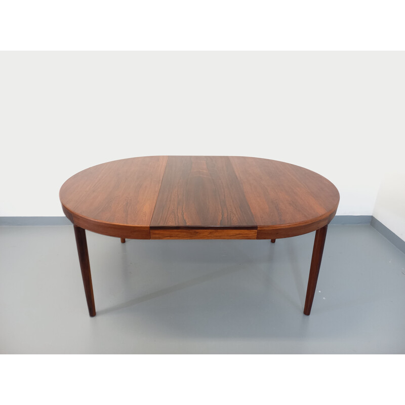 Vintage round table in rosewood by Harry Ostergaard for Randers Møbelfabrik, 1960