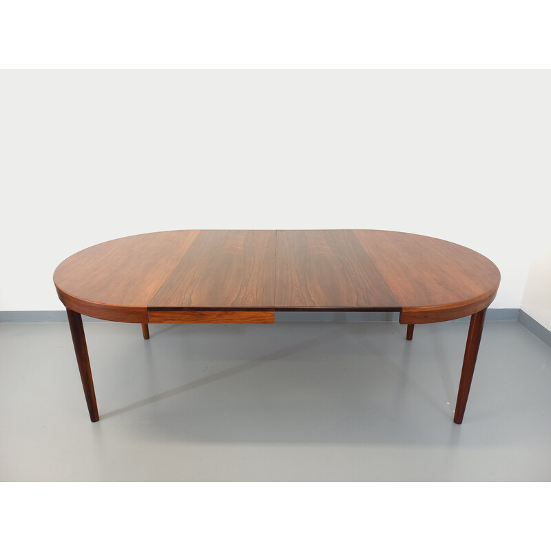 Table ronde vintage en palissandre par Harry Ostergaard pour Randers Møbelfabrik, 1960