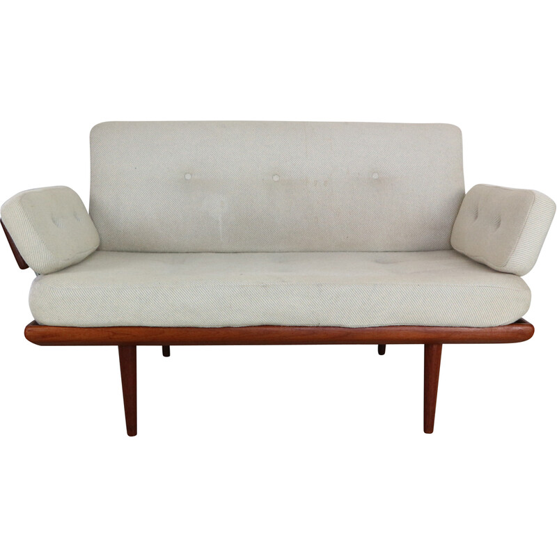 Vintage "Minerva" 2-seater teak sofa by Peter Hvidt and Orla Molgaard-Nielson for France and Sons, Denmark 1960