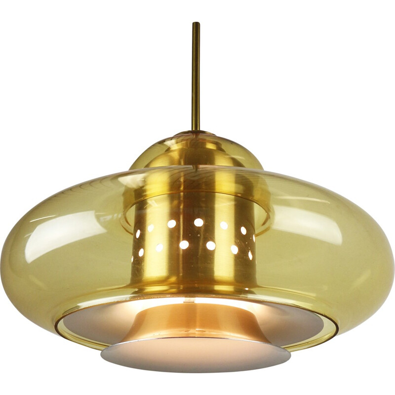 Space age pendant light by Dijkstra Lampen - 1970s