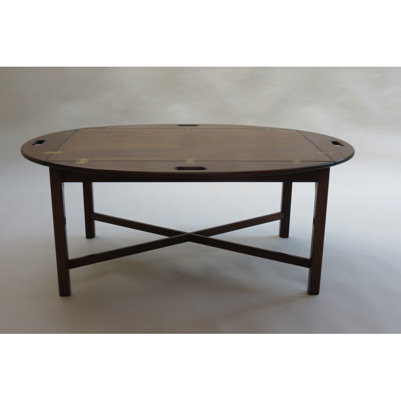 Mahogany Butlers Tray Coffee Table - 1960s