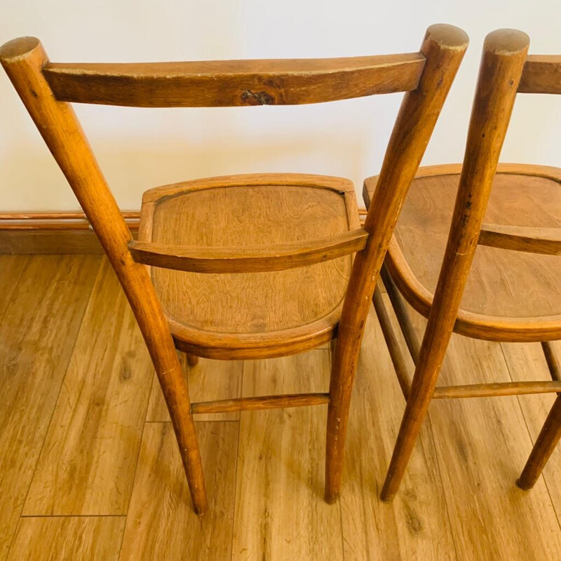 Pair of vintage bistro chairs