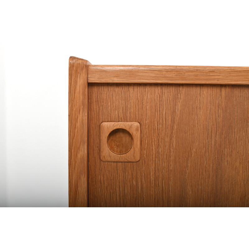 Vintage oak sideboard by Johannes Andersen for Uldum Møbelfabrik, Denmark 1960