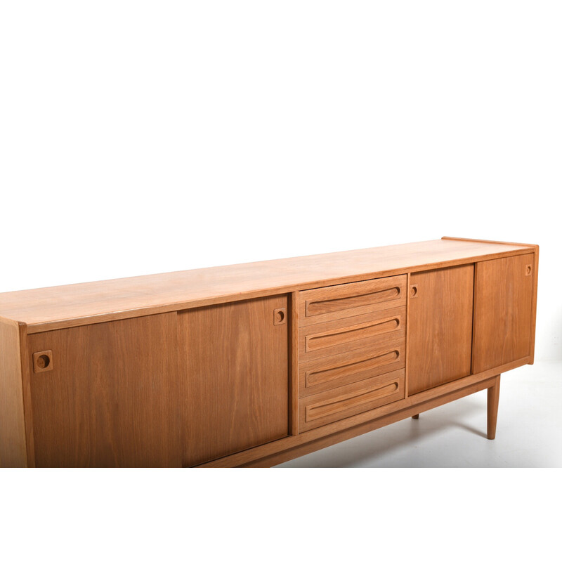 Vintage oak sideboard by Johannes Andersen for Uldum Møbelfabrik, Denmark 1960