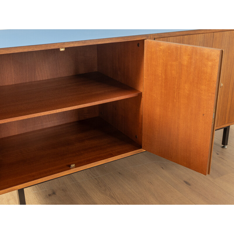 Vintage walnut veneer sideboard with two doors by Oldenburger Möbelwerkstätten, Germany 1950