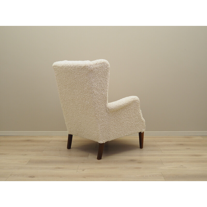 Vintage solid wood lounge chair, Denmark 1960