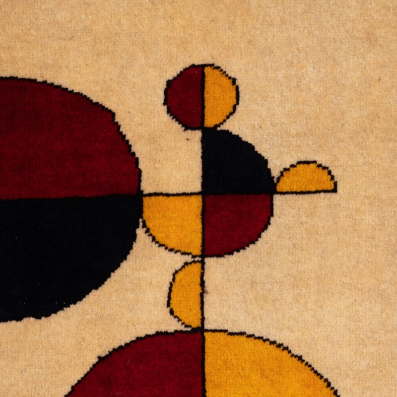 Tapete de lã vintage Samurai Tree Variants de Gabriel Orozco