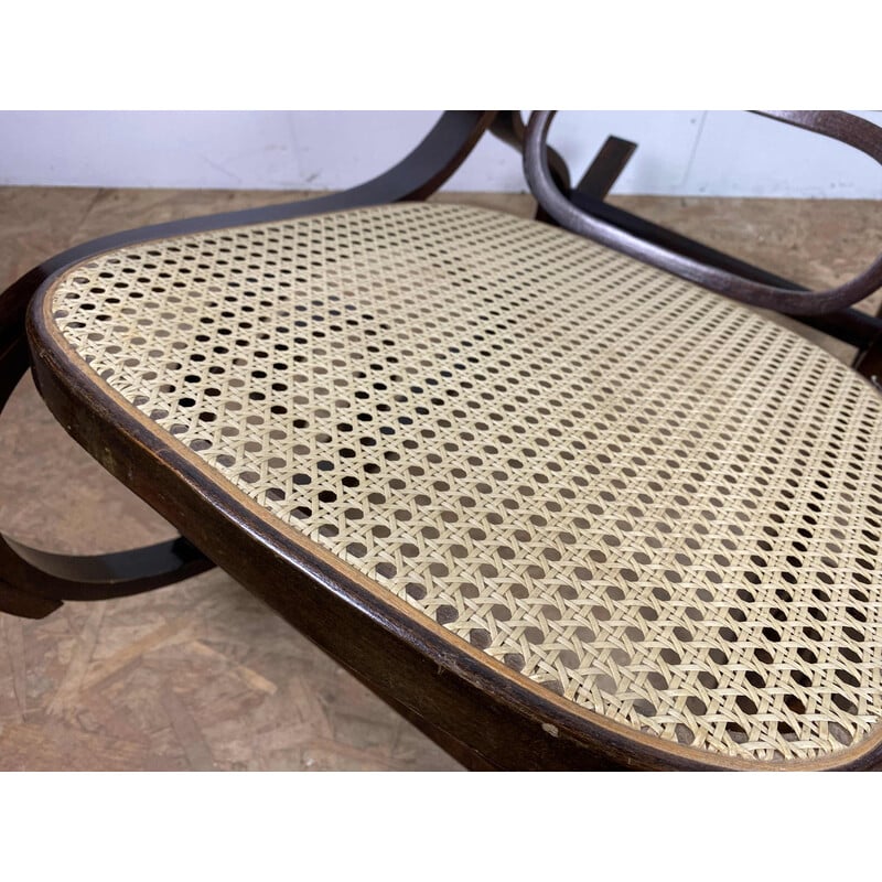 Vintage wooden rocking chair, 1970