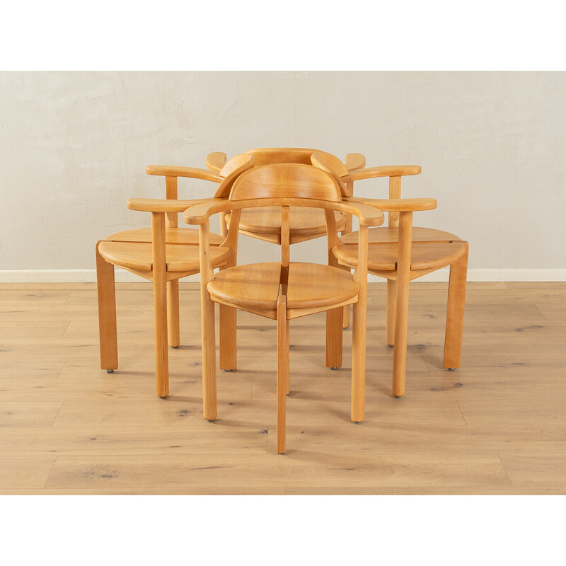 Vintage dining set in beechwood by Rainer Daumiller, Germany 1970