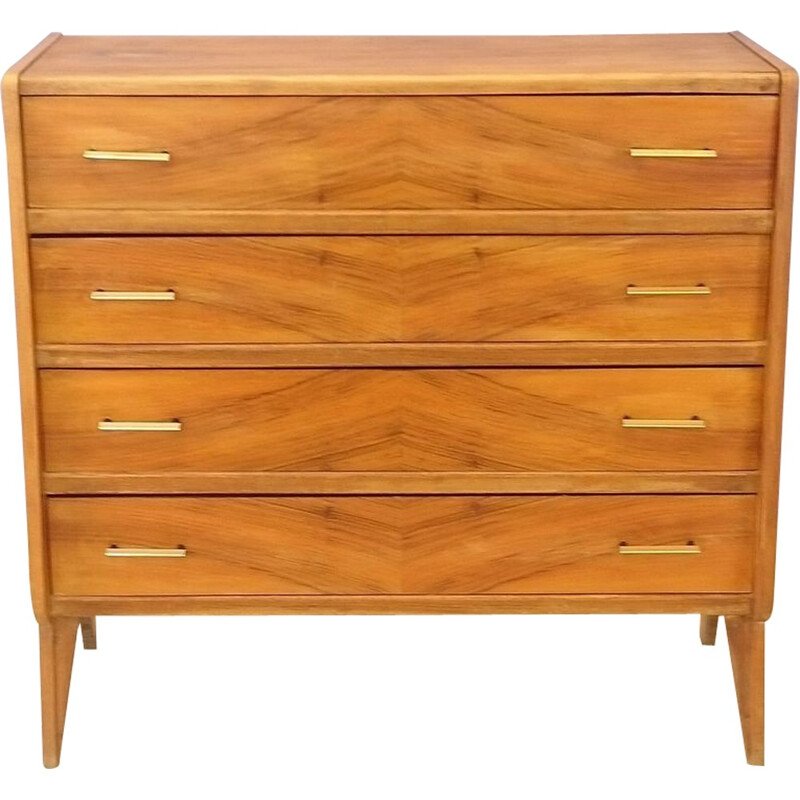 Vintage oak chest of drawers - 1950s