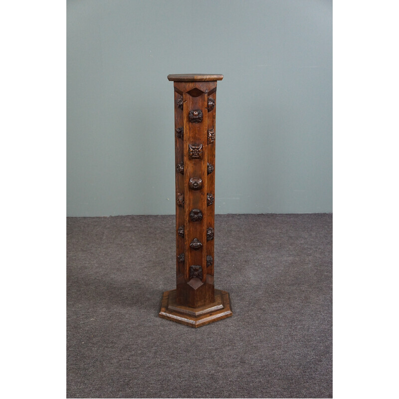 Vintage wooden column