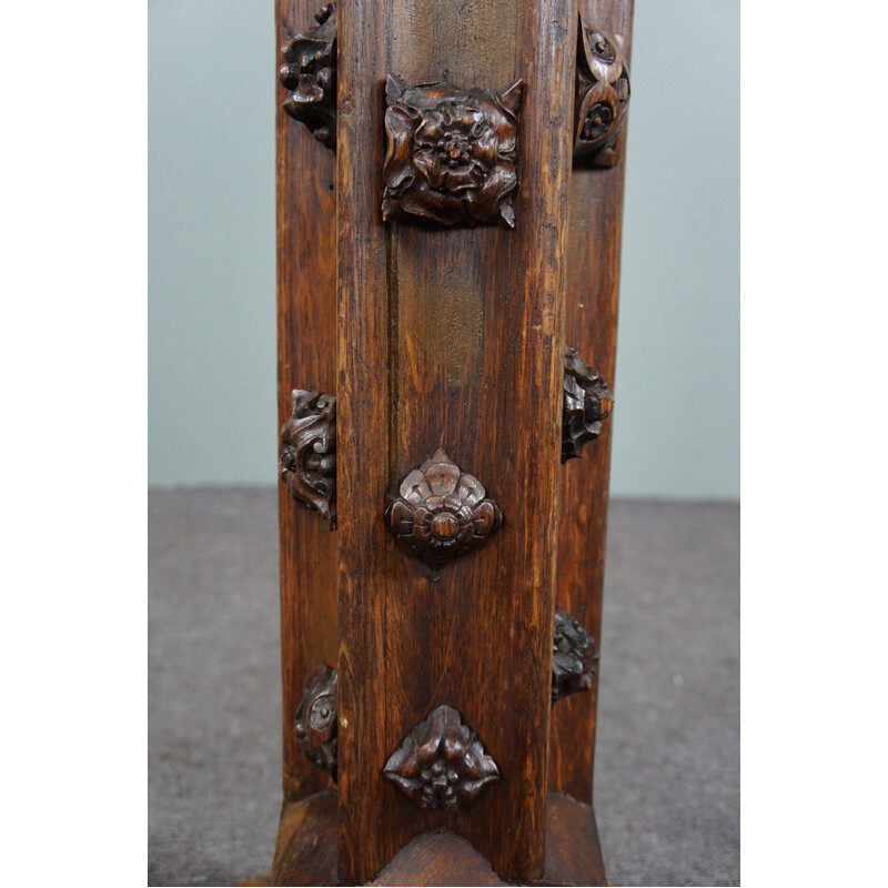 Vintage wooden column