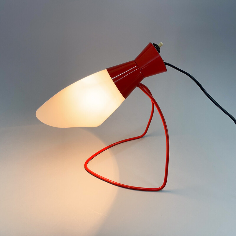 Lampe de table vintage par Josef Hurka pour Napako, Tchécoslovaquie 1950