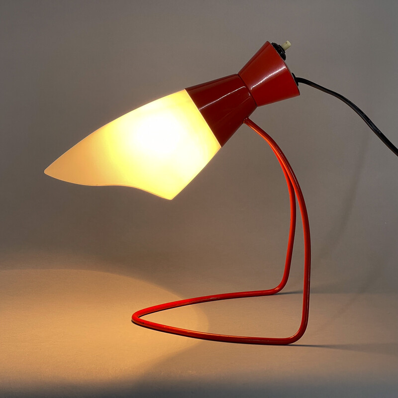 Lampe de table vintage par Josef Hurka pour Napako, Tchécoslovaquie 1950