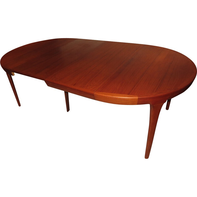 Table à repas danoise extensible en teck par Ib Kofod Larsen - 1960