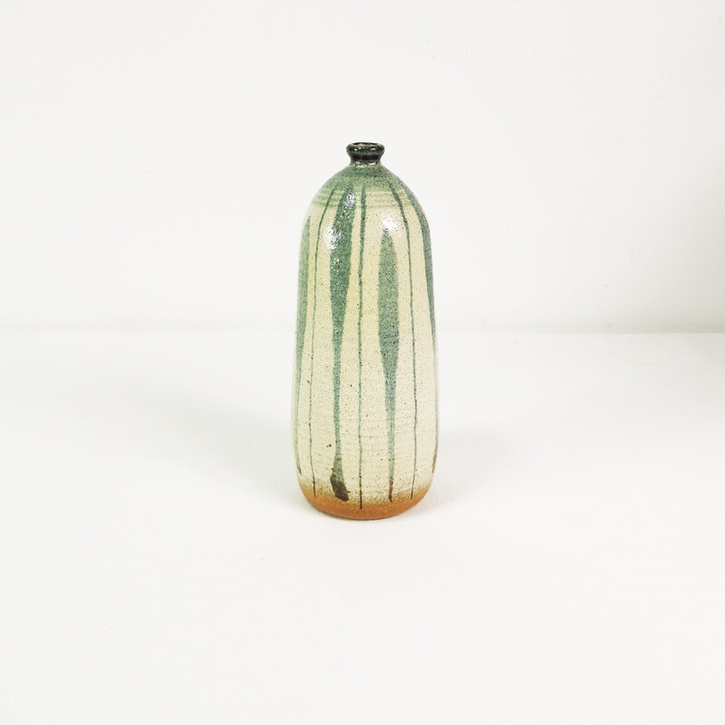 Vintage ceramic vase by Ken Troman, England 1960