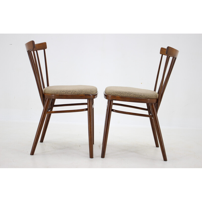 Set of 4 vintage dining chairs by Tatra, Czechoslovakia 1960