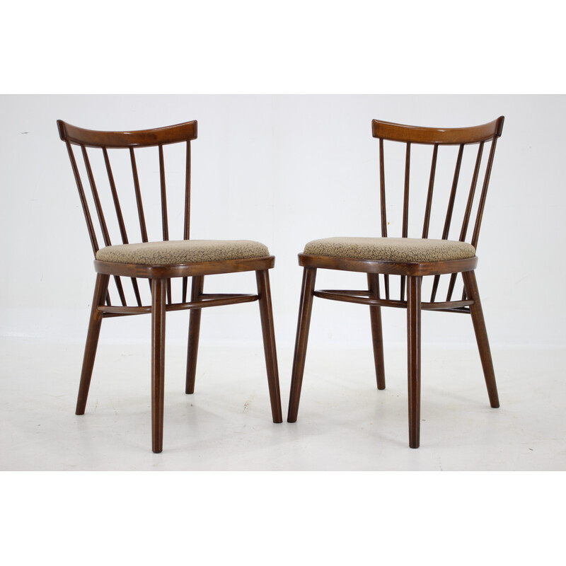 Set of 4 vintage dining chairs by Tatra, Czechoslovakia 1960