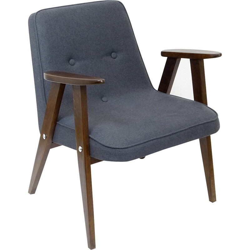 Fauteuil 366 van Józef Chierowski voor Dolnośląska Fabryka Mebli - 1960