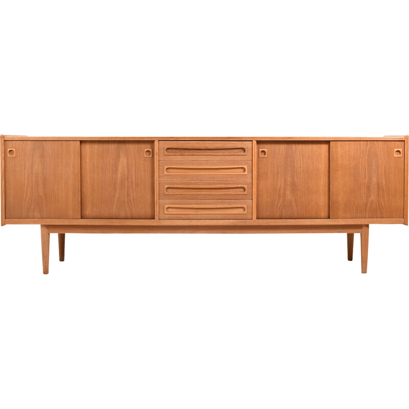 Vintage oak sideboard by Johannes Andersen for Uldum Møbelfabrik, Denmark 1960