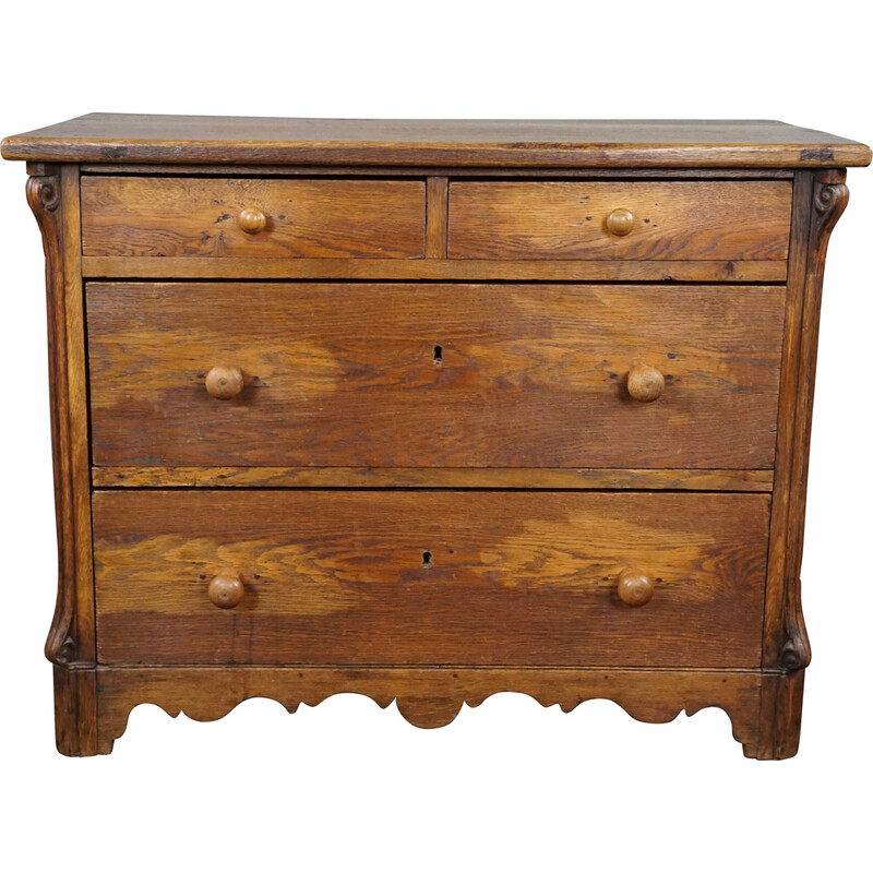 Vintage oak chest of drawers