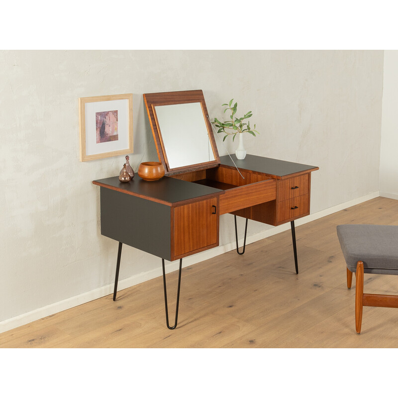 Vintage desk in macorè veneer, 1960