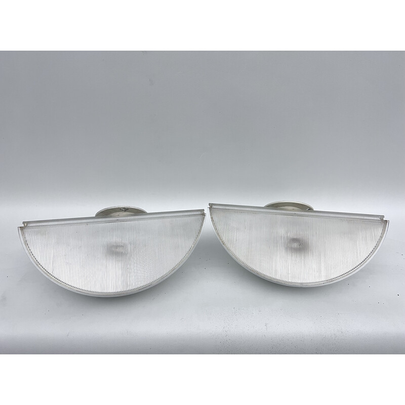 Pair of vintage Quarto sconces by Afra and Tobia Scarpa, Italy 1970