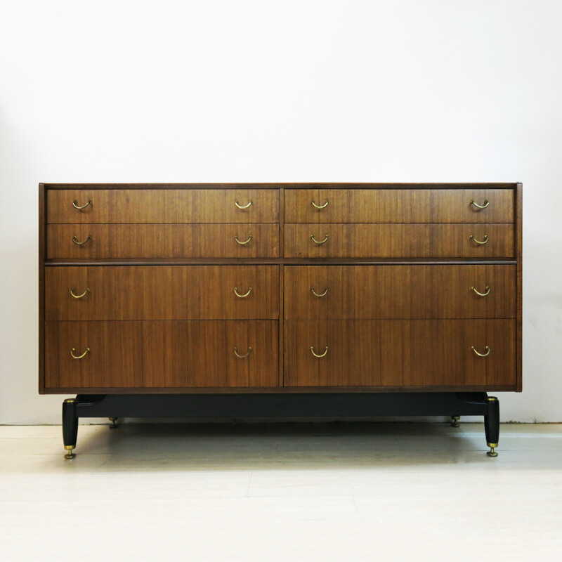 Large British chest of drawers produced by E-Gomme - 1950s