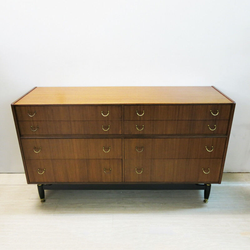 Large British chest of drawers produced by E-Gomme - 1950s