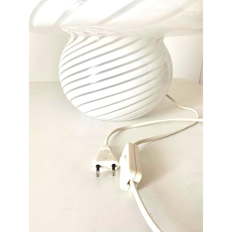 Lampe de table vintage en forme de champignon par Paolo Venini, Italie 1960